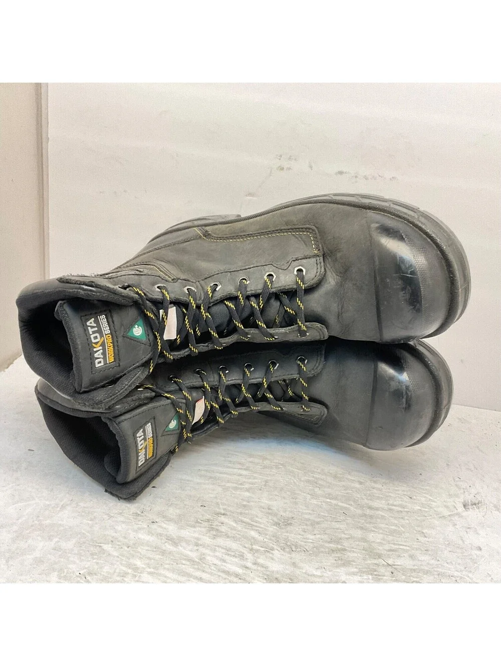 Dakota Men's 8'' 877 Steel Toe Steel Plate Work Boots Black Size 12M